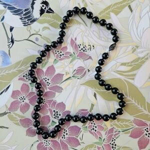 Vintage Black Onyx Necklace
